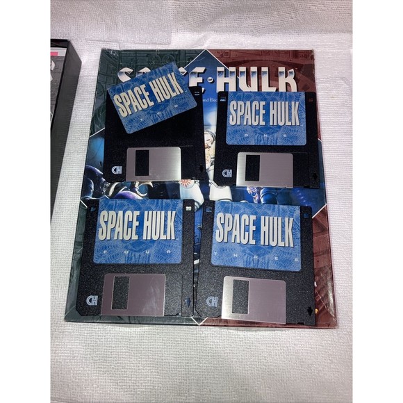 Space Hulk (1993, PC) Big Box 3.5" Floppys Complete USED 4 Disk Game - Picture 3 of 16